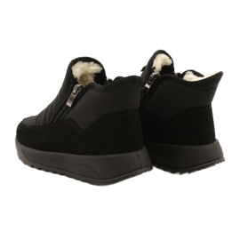 Bottes de femmes sur la progression de la fourrure progj-21-21 noir 4