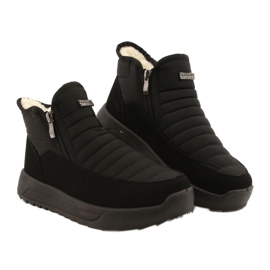 Bottes de femmes sur la progression de la fourrure progj-21-21 noir 5