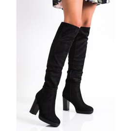 Seastar Bottes élégantes sur un pilier le noir 1