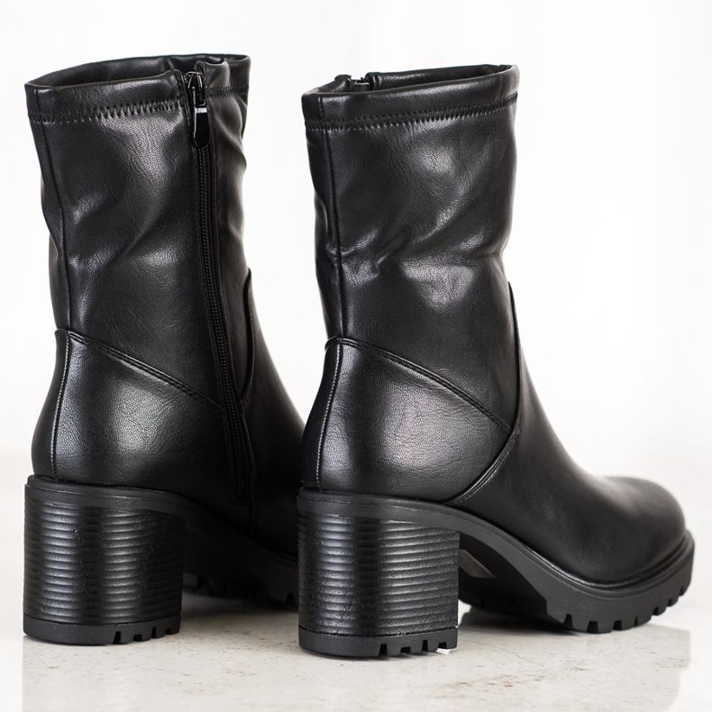 Lovery bottines hautes sur un poteau noir 1