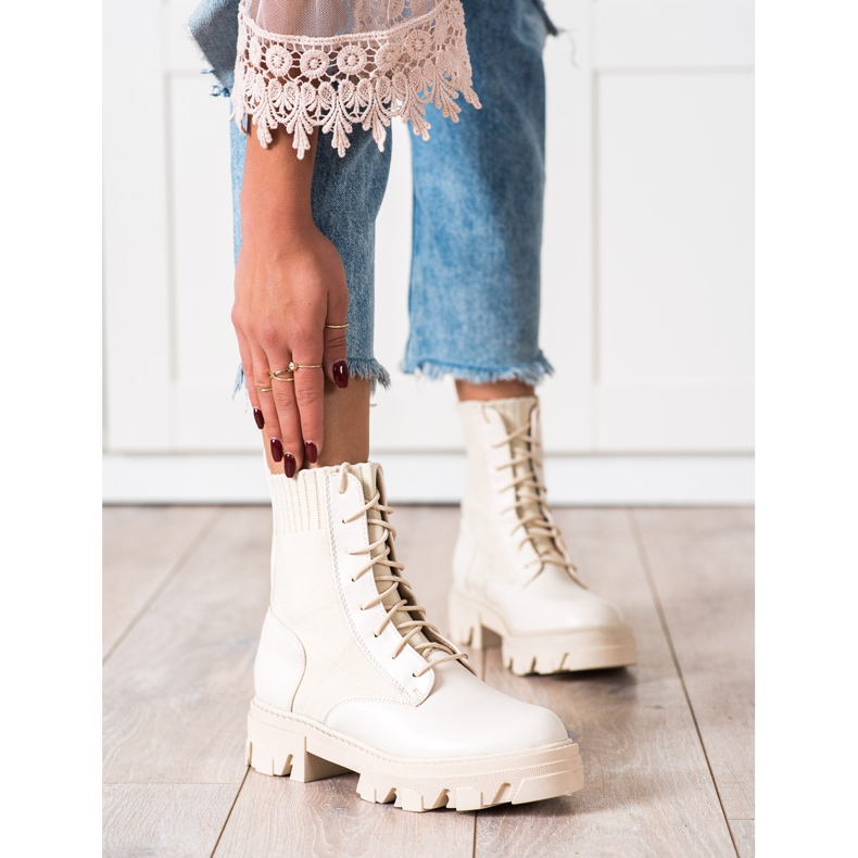 Seastar Ouvriers à enfiler avec une chaussette beige 2