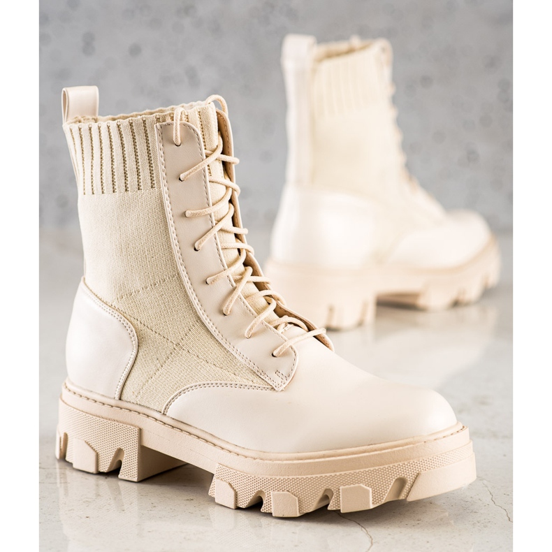 Seastar Ouvriers à enfiler avec une chaussette beige 1