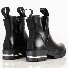 Seastar Bottes chaudes avec une découpe le noir 4