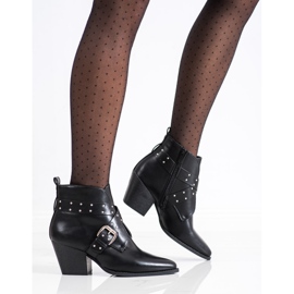 Lucky Shoes Des bottes de rock sur le poteau le noir 1