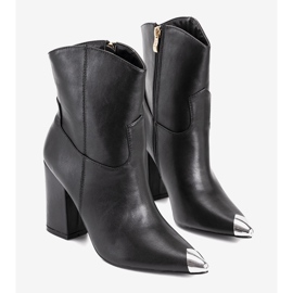 Bottines santiags bretonnes noires le noir 1