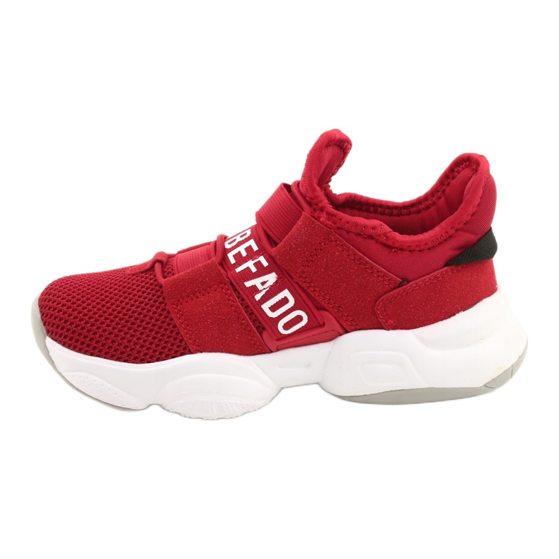 Chaussures pour enfants Befado 516Y064 blanche rouge 2 Chaussures pour enfants Befado 516Y064 blanche rouge 2