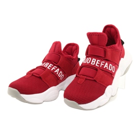 Chaussures pour enfants Befado 516Y064 blanche rouge 3 Chaussures pour enfants Befado 516Y064 blanche rouge 3
