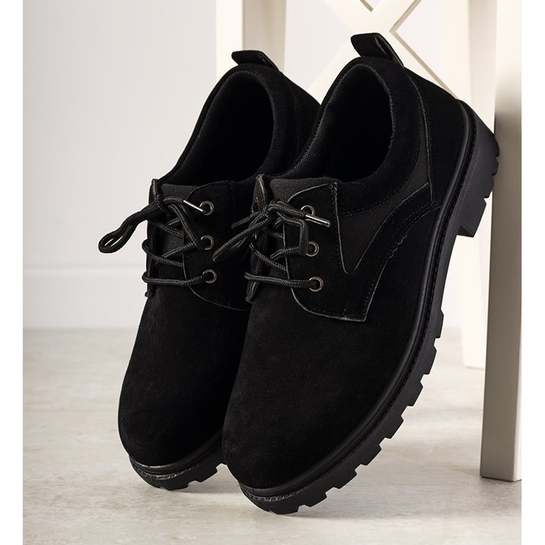 Chaussures mode noires pour hommes 1