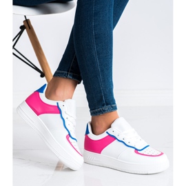 SHELOVET Chaussures de sport à la mode blanche 2