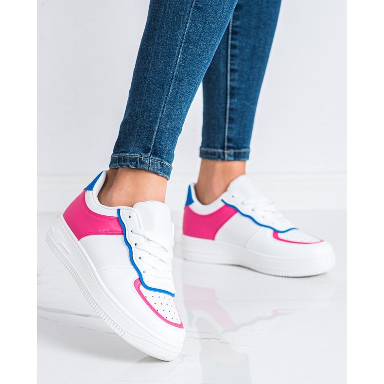 SHELOVET Chaussures de sport à la mode blanche 1