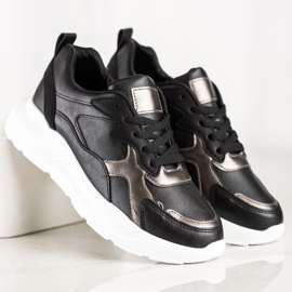 SHELOVET Baskets sur la plate-forme noir 2