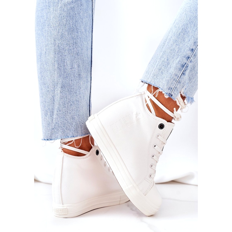 Baskets en cuir Big Star EE274128 Blanc 4