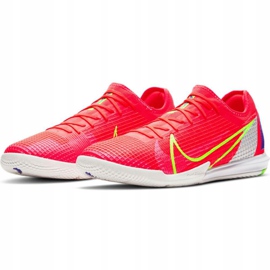 Nike Mercurial Vapor 14 Pro Ic M CV0996 600 chaussures de football oranges et rouges 1