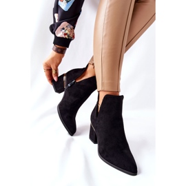 PS1 Bottines Femme En Daim Avec Découpes Noir Noel le noir 5