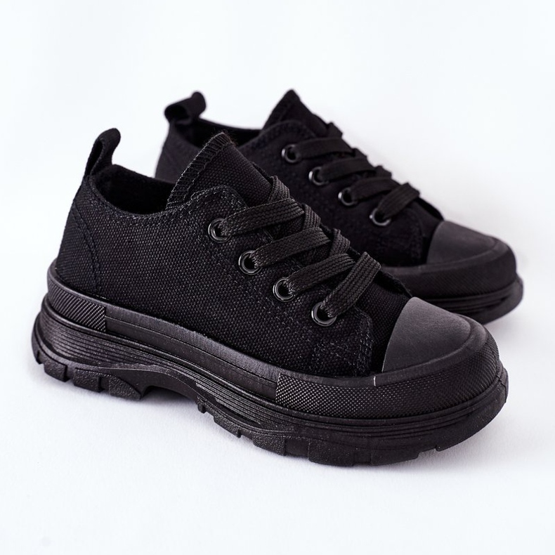 FR1 Baskets noires pour enfants Travel Time 2