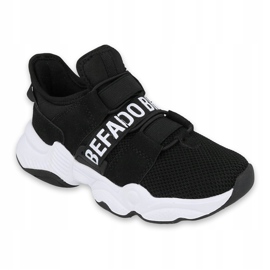 Chaussures pour enfants Befado 516Y066 blanche le noir 1 Chaussures pour enfants Befado 516Y066 blanche le noir 1