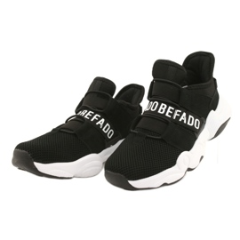 Chaussures pour enfants Befado 516Y066 blanc noir 2
