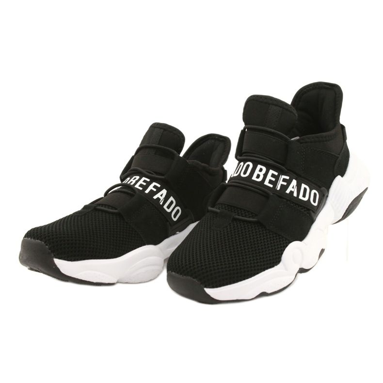 Chaussures pour enfants Befado 516Y066 blanc noir 2
