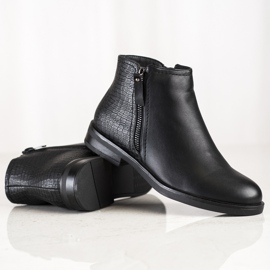 Clowse Bottes décontractées à imprimé serpent noir 1