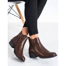 Clowse Bottines Avec Une Fermeture Éclair brun 3