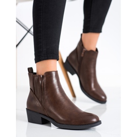 Clowse Bottines Avec Une Fermeture Éclair brun 2
