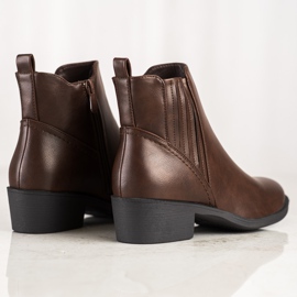 Clowse Bottines Avec Une Fermeture Éclair brun 4