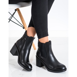 Lovery Bottes classiques sur un poteau le noir 3
