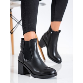 Lovery Bottes classiques sur un poteau le noir 2