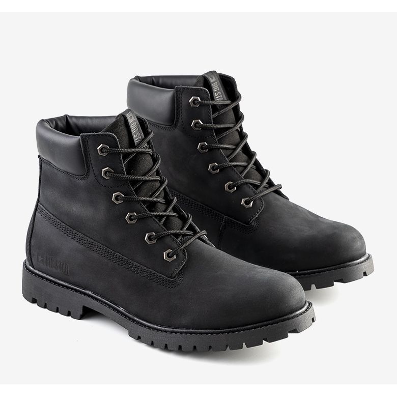 Chaussures de randonnée homme Big Star Langlois noires 1