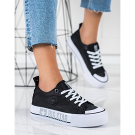 Baskets pour femmes Big Star II274019 le noir 1