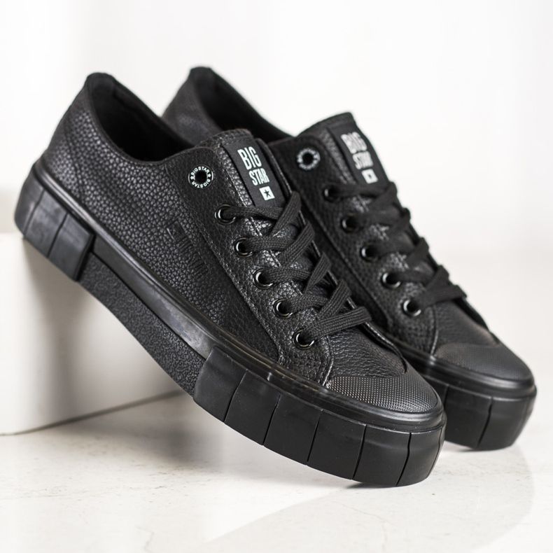 Baskets pour femmes Big Star II274189 noir 2