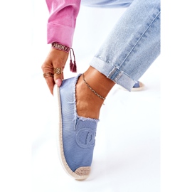 PS1 Espadrilles Classiques Bleues Pour Femmes Flaure 3