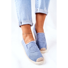 PS1 Espadrilles Classiques Bleues Pour Femmes Flaure 4