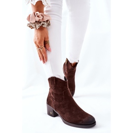 Vinceza Bottes chaudes en daim marron pour femmes Hillbrook brun 1