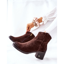 Vinceza Bottes chaudes en daim marron pour femmes Hillbrook brun 6