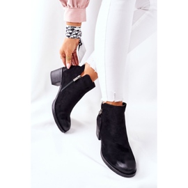 Vinceza Bottes Bellarena noires en daim pour femmes le noir 5