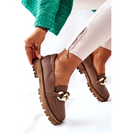 Nicole Mocassins Femme Cuir Marron Sthonto brun 2 Nicole Mocassins Femme Cuir Marron Sthonto brun 2