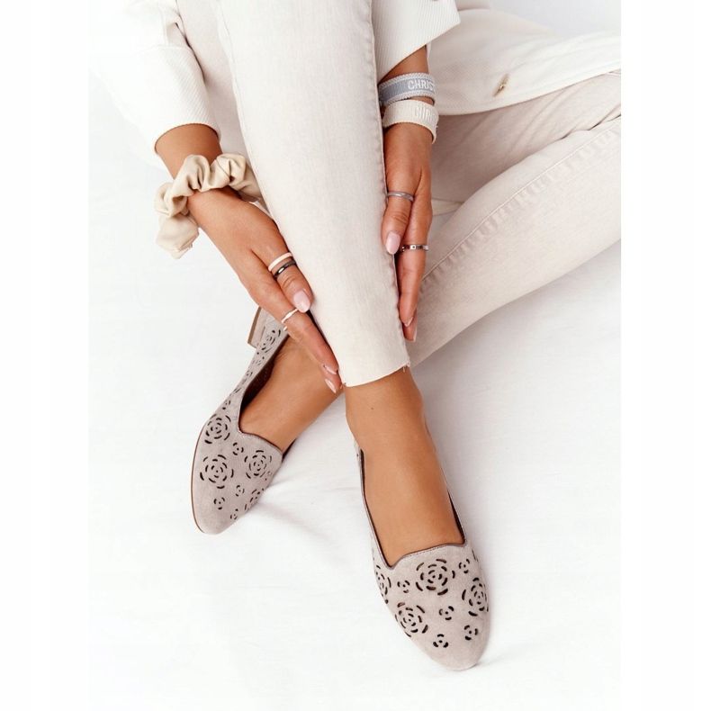 Mocassins Ajourés Sergio Leone BL627 Cappuccino gris 3 Mocassins Ajourés Sergio Leone BL627 Cappuccino gris 3