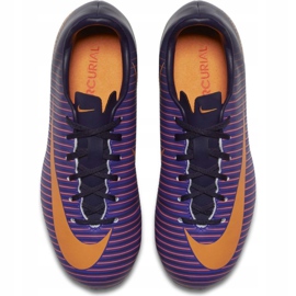 Nike Mercurial Vapor Xi Fg Jr 831945-585 chaussures de football roses et violets 1