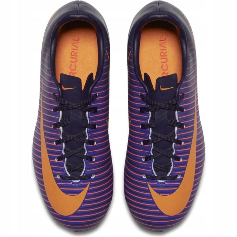 Nike Mercurial Vapor Xi Fg Jr 831945-585 chaussures de football roses et violets 1