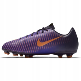 Nike Mercurial Vapor Xi Fg Jr 831945-585 chaussures de football roses et violets 2