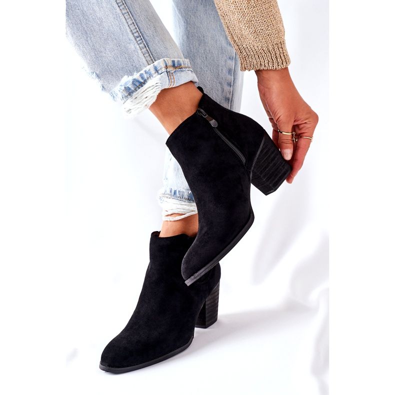 Bottes Classiques En Daim Pour Femmes Noir Flashbrook le noir 3