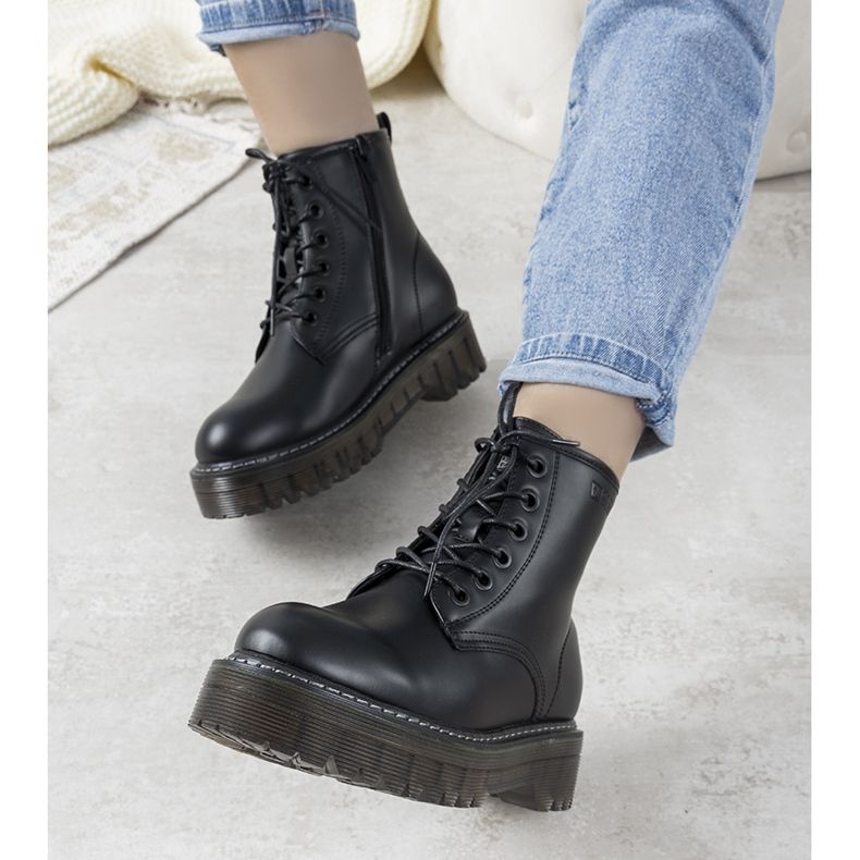 Bottines noires pour femmes de Big Star Lozano le noir 1