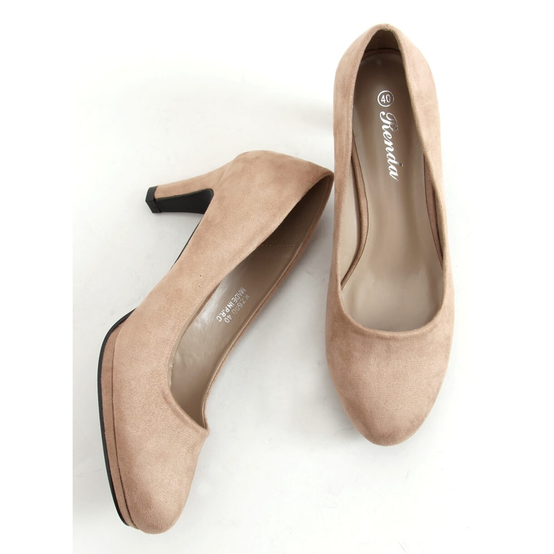 Escarpins sur la plateforme beige KZ600 Khaki kaki 1 Escarpins sur la plateforme beige KZ600 Khaki kaki 1