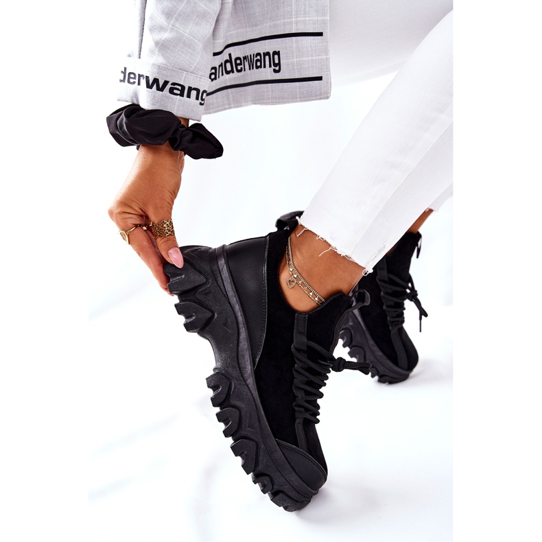 PS1 Chaussures de sport pour femmes Baskets Noir Miles le noir 1