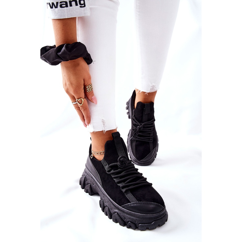 PS1 Chaussures de sport pour femmes Baskets Noir Miles le noir 2