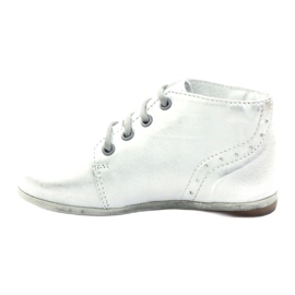Bottes en cuir en cuir attaché argenté Hugotti brillant 2
