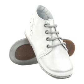Bottes en cuir en cuir attaché argenté Hugotti brillant 3
