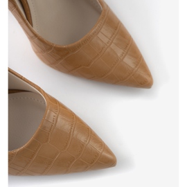 Escarpins marron sur talon Thrower brun 1 Escarpins marron sur talon Thrower brun 1