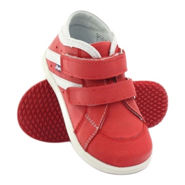 Chaussures en cuir Hugotti avec velcro rouge 3